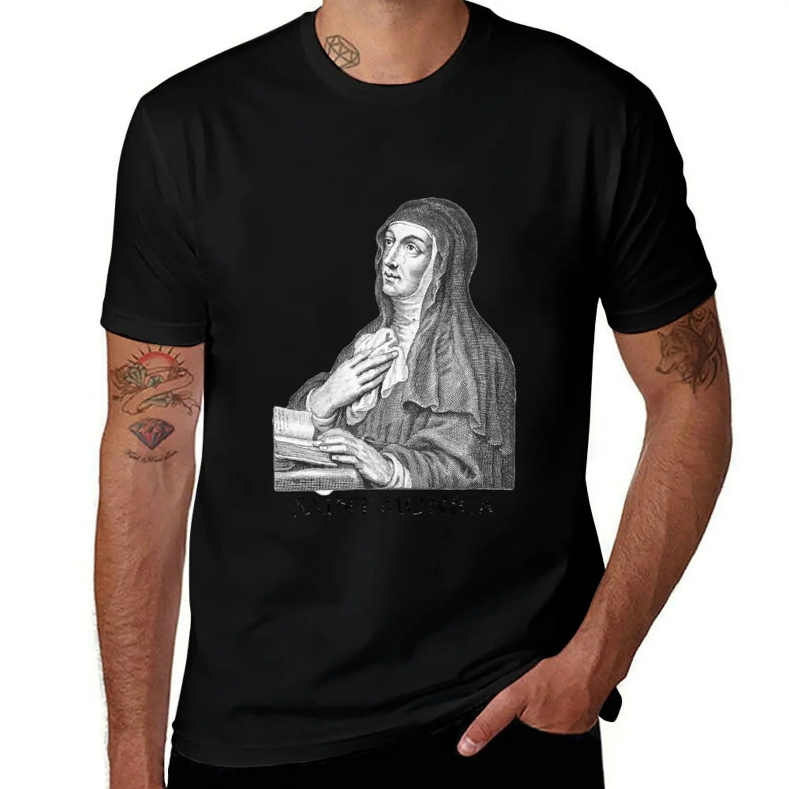 Saint Monica T-Shirt Plus Size Non-Shrink T-Shirt