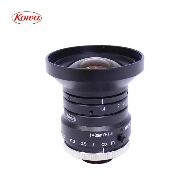 

MaiyatangKOWA Industrial Vision Lens LM8HC 1" Megapixel HC FA Lens Manual Aperture Prime Lens For Industrial Cameras