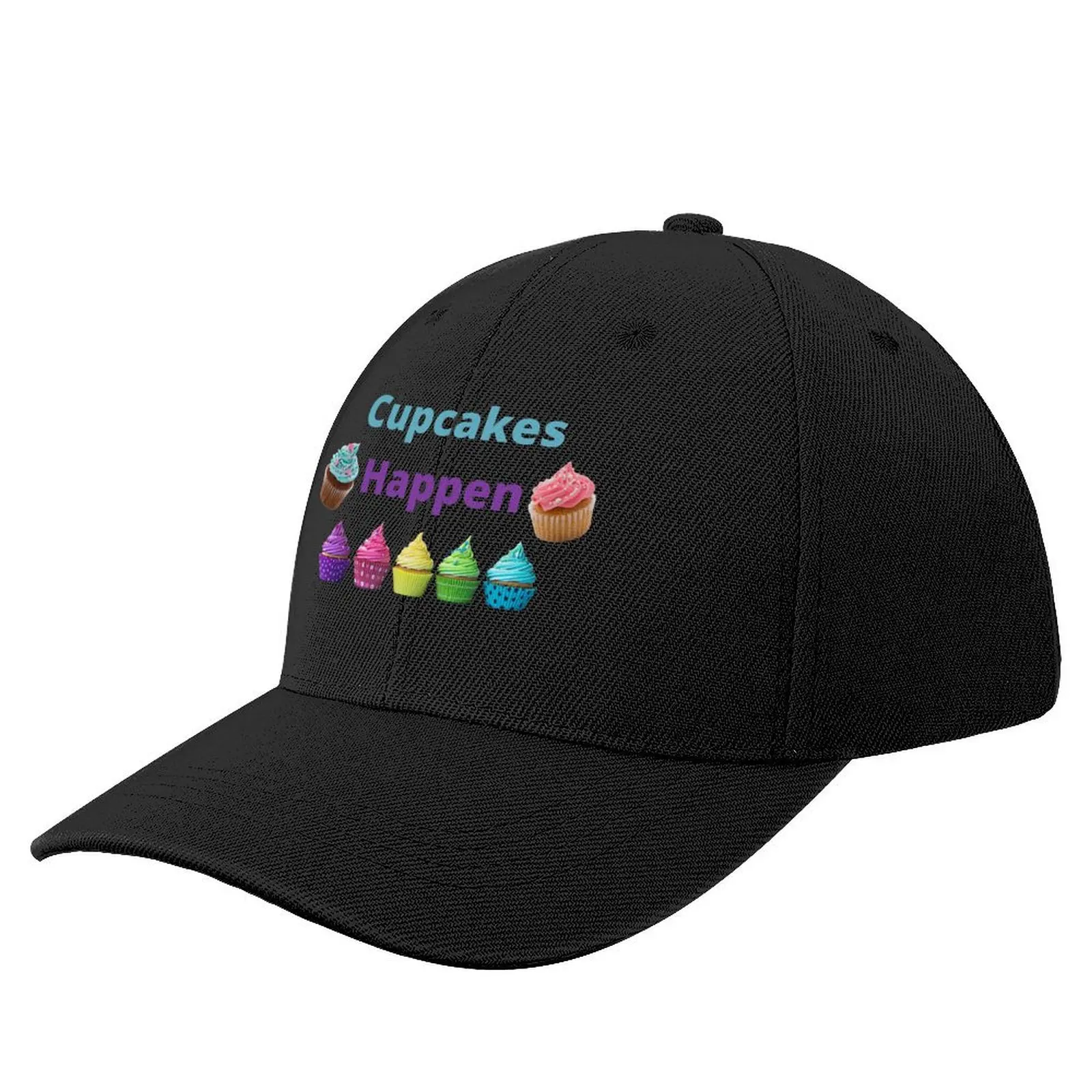 

Cupcakes Happen Baseball Cap summer hat Trucker Hat Caps Male Women's