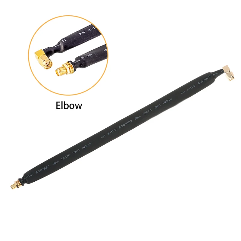 25 سنتيمتر نافذة مسطحة/الباب تمرير من خلال RF كابل محوري RP-SMA ذكر إلى SMA تمديد كابل لمحطة سلك محول الهوائي