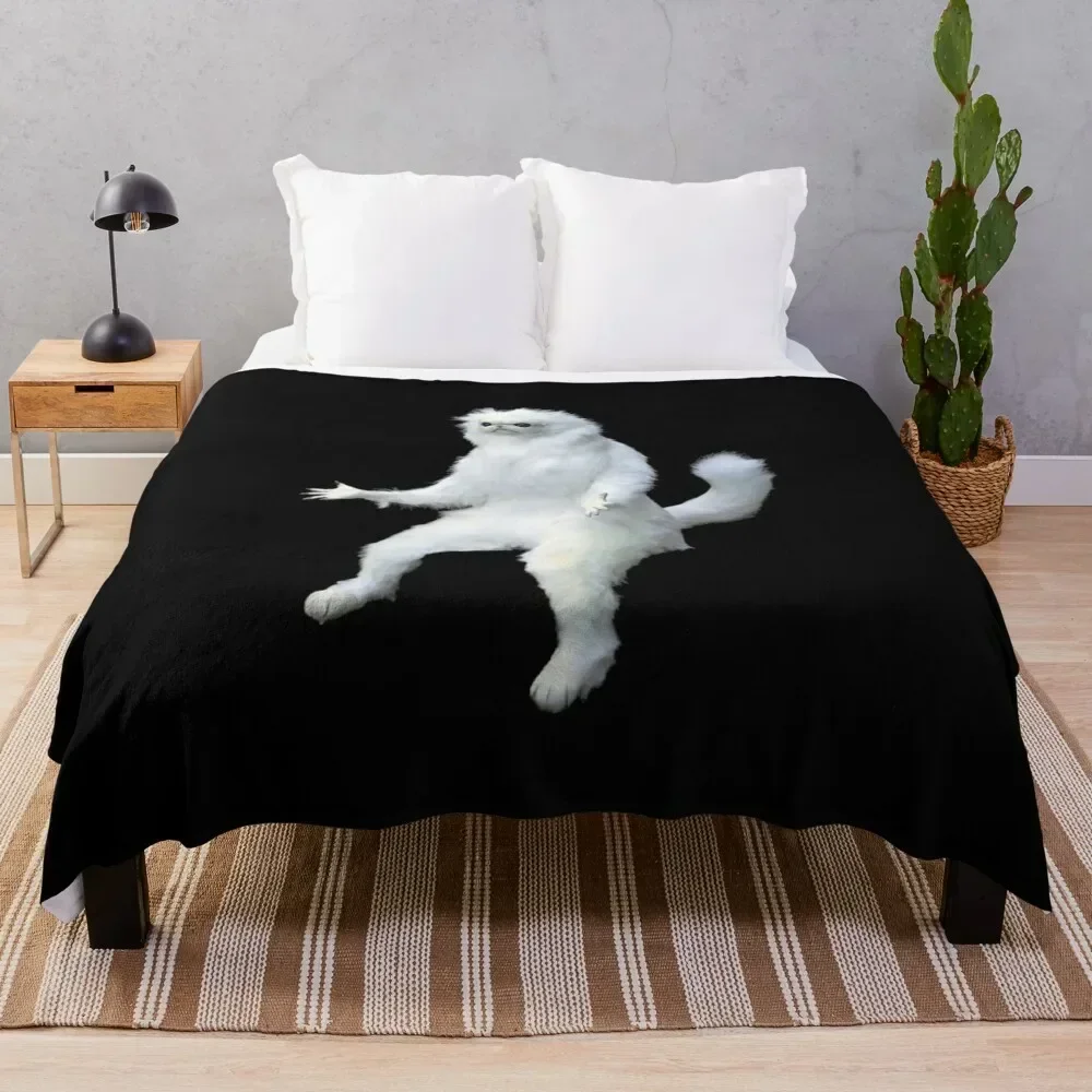 

Persian Cat Meme Throw Blanket Flannel Fleece Soft Warm Throw Blanket
