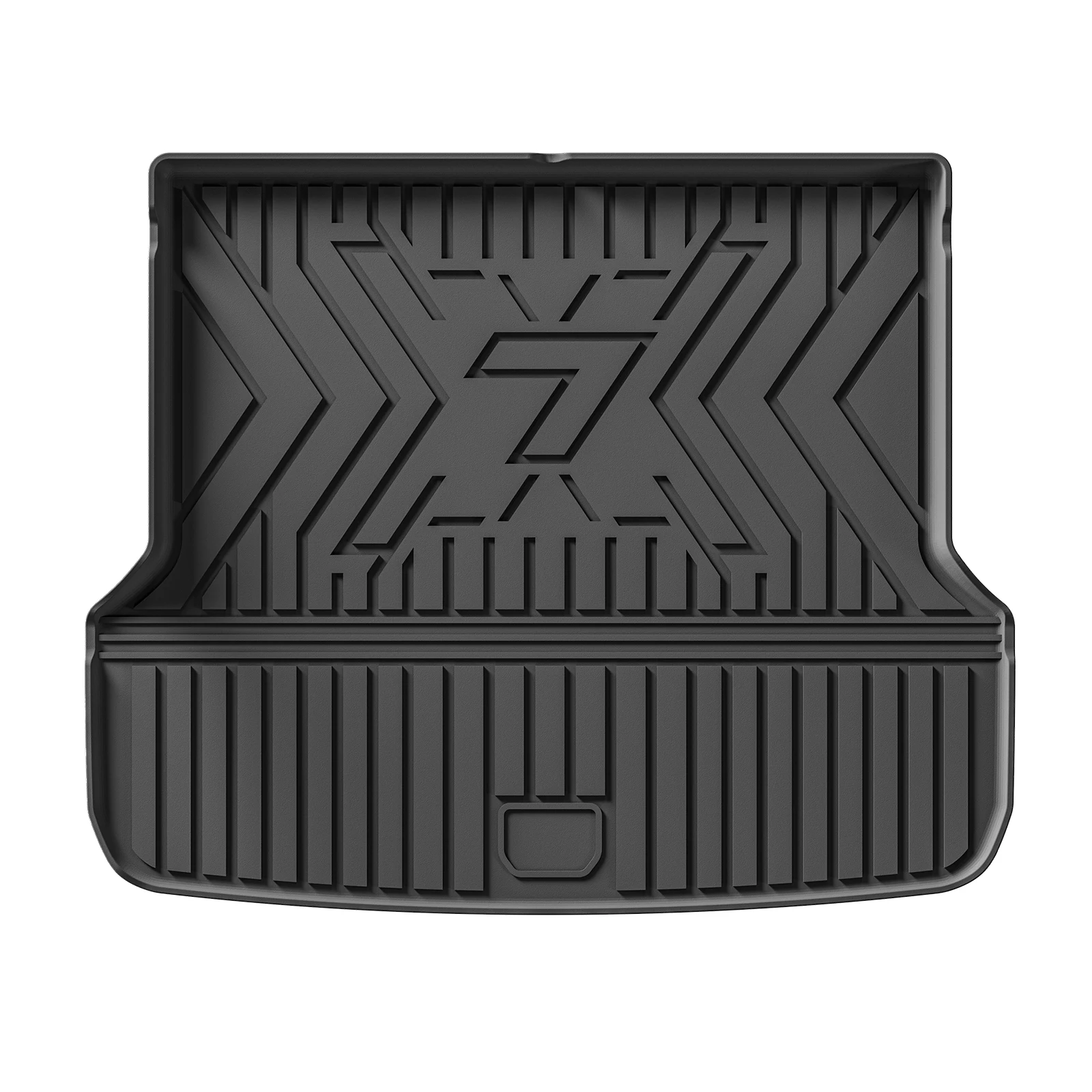 LUCKEASY Links/Rechts Bestuurde Auto Vloermatten Kofferbakbeschermer Rugleuning Kofferbakmat Voetmat All Weather Accessoires voor Zeekr 7X 2024-2026
