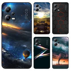 For Xiaomi Poco X5 5G Case 2023 Silicone Shockproof Soft TPU Phone Cover For Xiaomi Poco X5 Pro Funda POCOX5 X5Pro Capa Cartoon