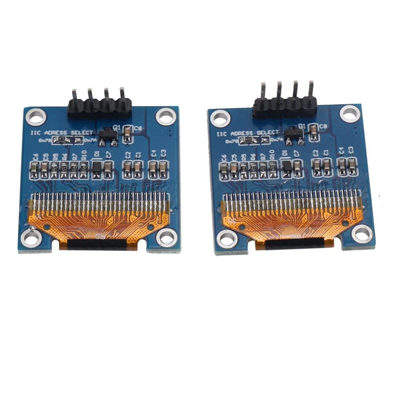 Модуль дисплея OLED I2C IIC 128X64 0,96 дюйма, 4 шт., модуль дисплея SSD1315 для Arduino UNO R3 STM с контактами