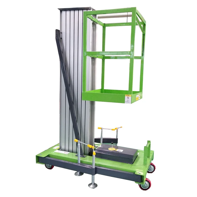 

4, 6, 8, 9, 10 meters, single-column aluminum alloy lifting table, high-altitude maintenance, alumin
