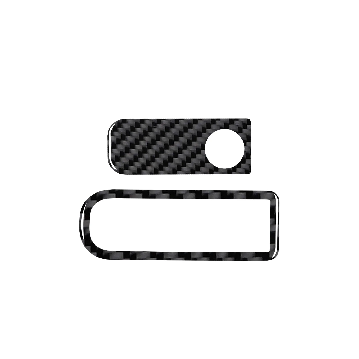 For 19-22 Mercedes-Benz B-Class Mercedes Carbon Fiber Glove Box Switch Decorative Sticker Interior Modification Sticker