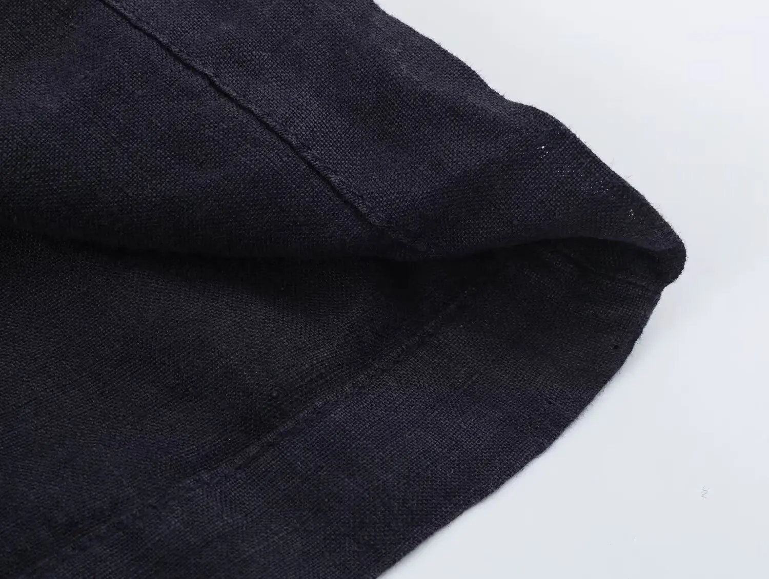 BSAY 2026 Herbst Neue Elegante Einfarbige Chinesische Bluse mit Stehkragen, Froschknöpfen, Seitlicher Schnürung, Langen Ärmeln, Locker Sitzendes Freizeithemd für Damen – Detail 8
