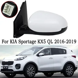 Car Side Rearview Mirror Rear View Mirror Assembly For KIA Sportage KX5 QL 2016-2019 Auto Electric Adjustment Mirror Assy