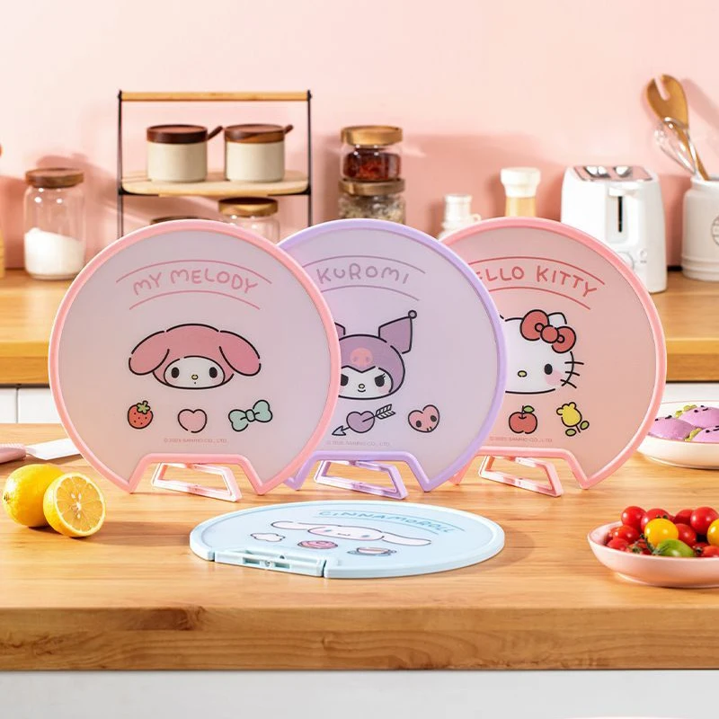 

Sanrio Kawaii Hello Kitty Chopping Board My Melody Kuromi Anime Cartoon Lovely Fashionable Exquisite Durable Fruit Cutting Board