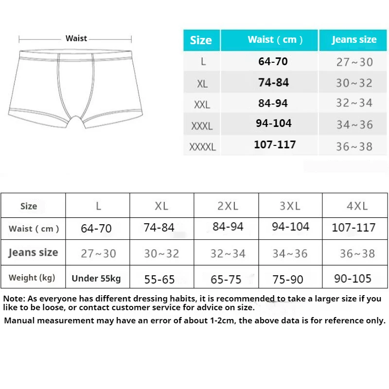 4Pcs/Lot Men\'s Sexy Underwear Boxer Shorts Milk Silk Soft Comfortable Fabric Fashion Print Breathable Antibacterial Men\'s Shorts