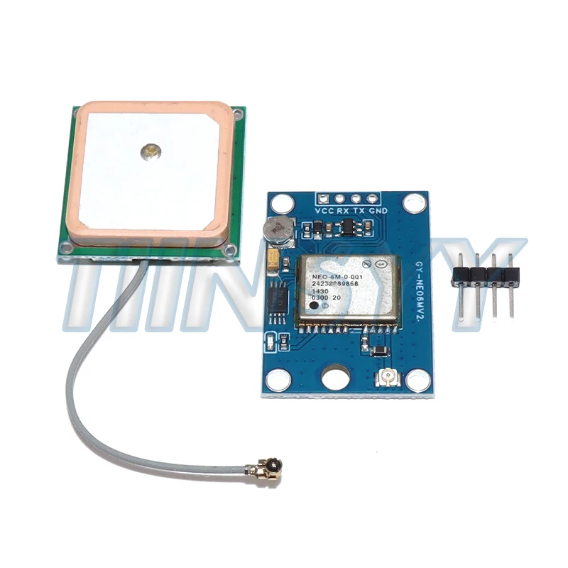 GY-NEO6MV2 New NEO-6M GPS Module NEO6MV2 with Flight Control EEPROM MWC APM2.5 Large Antenna