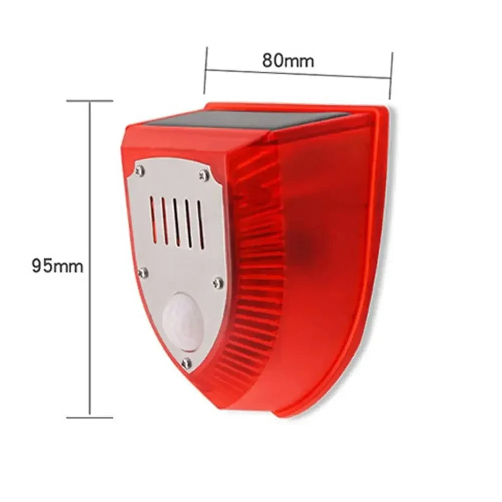 Outdoor Solar Powered 3 Modes Motion Sensor Security Siren Alarm Animal Repeller For Villa Farm Yard Garden Repel Dog Wild Boar - view 5