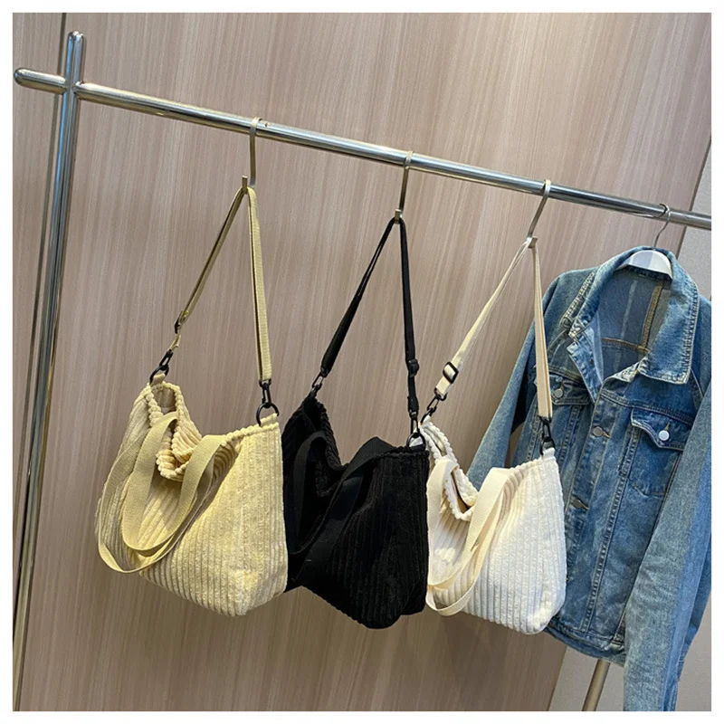 Bolsas femininas de veludo monocromático, bolsa lateral ombro inverno, bolsas compradoras vintage grandes, bolsas com zíper para senhoras, 2024