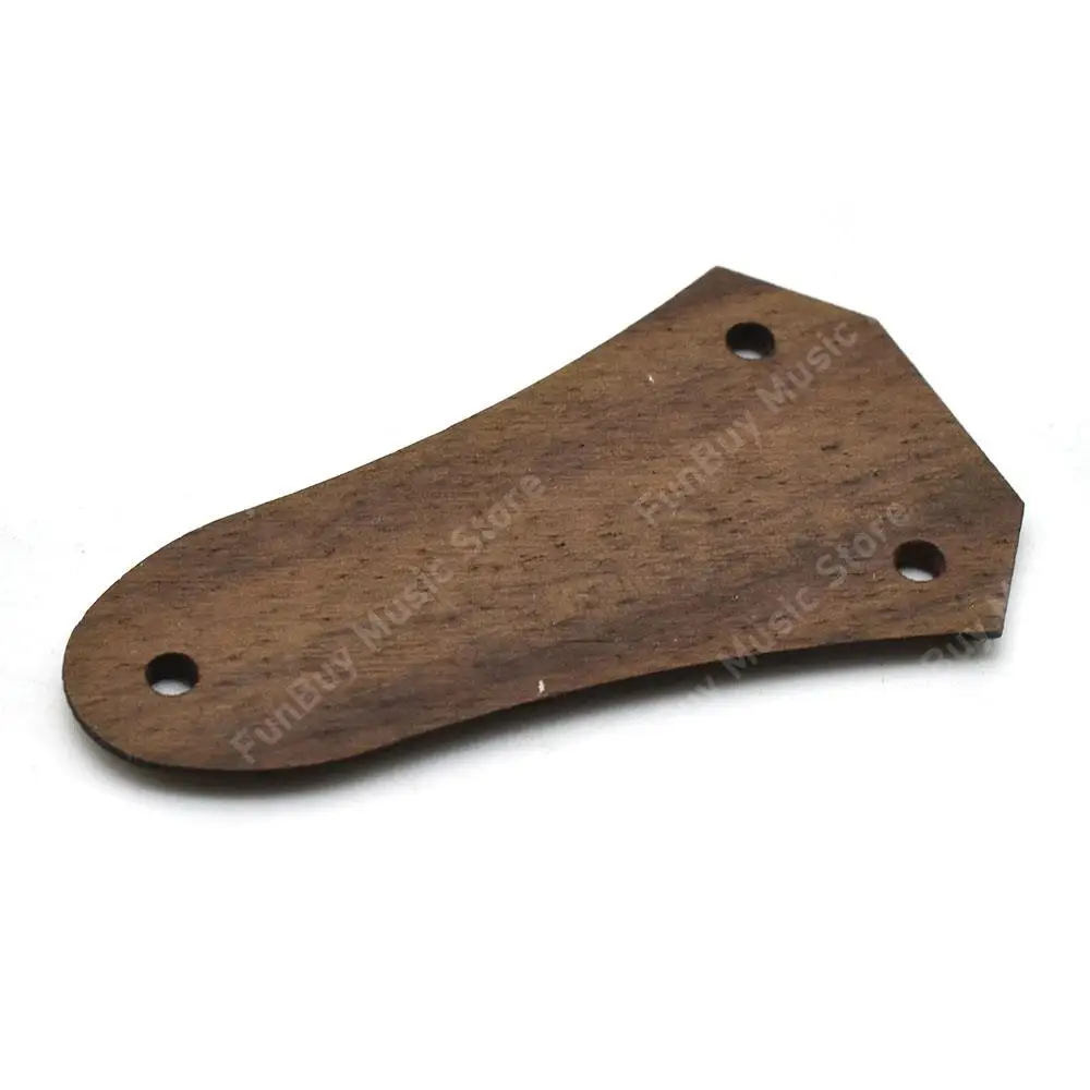 3 Hole Rosewood Electric Acoustic Guitar Truss Rod Cover Plate Holder Electric Guitar Parts Accessories