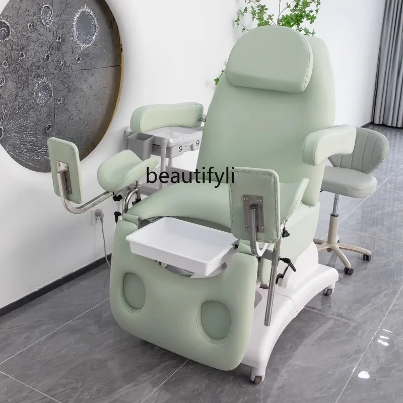 Electric medical gynecological examination Private testing Beauty bed Multifunctional examination bed Lifting confinement bed