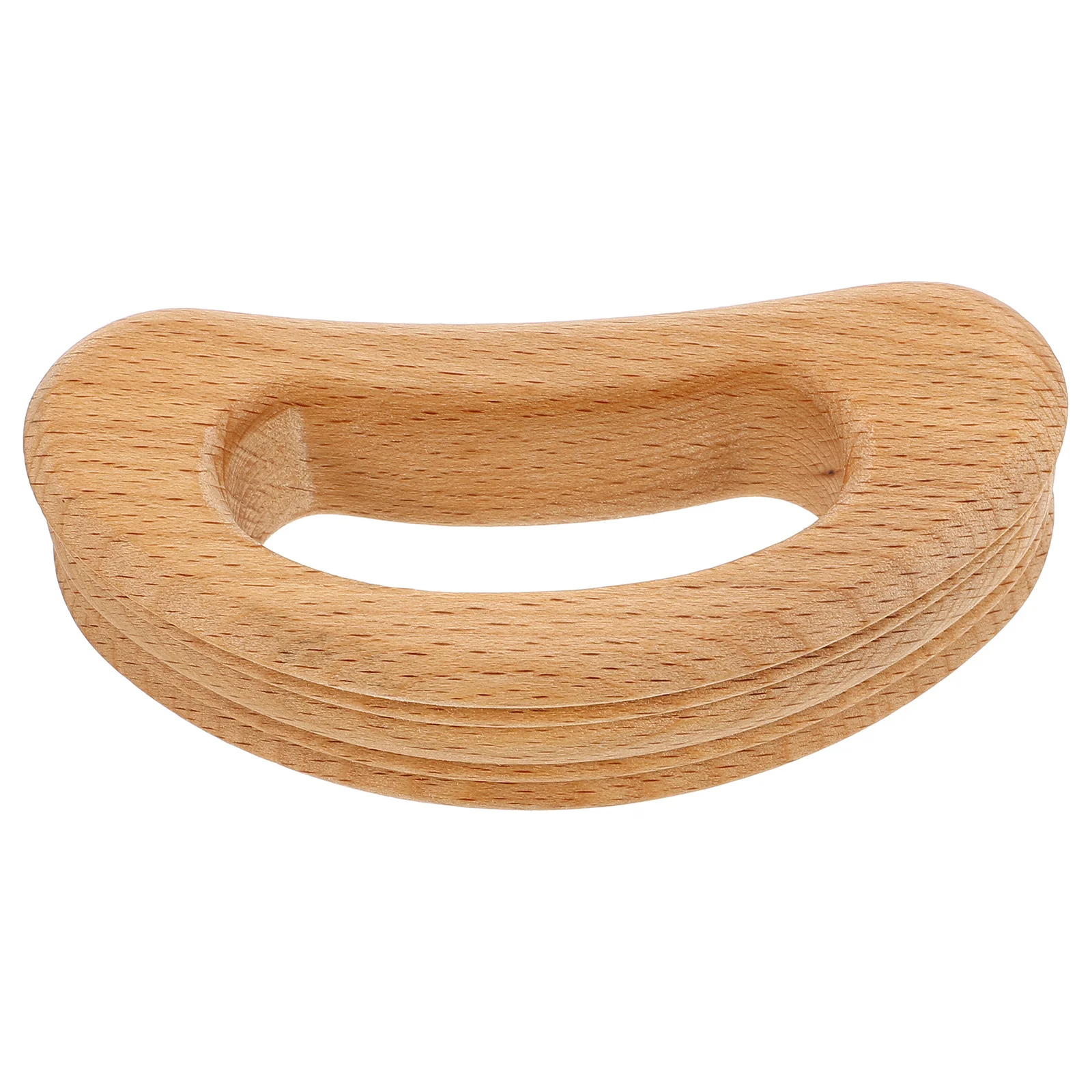 

Deep Groove Wood Massager for Neck Shoulder Back Massage Portable Design Creative Shape Comfortable Holding Practical Gift