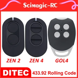 Entrematic ZEN 2 ZEN4 Ditec ZEN2W/ZEN4W Gol4 BIXLG4 BIXLP2 BIXLS2 Mando a Distancia Puerta de Garaje 433.92MHz Rolling Code