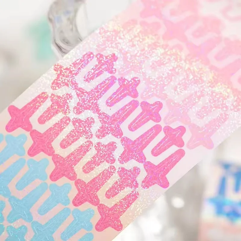 1 لفة ضوء النجوم التجوال شريط مزخرف سجل القصاصات الكولاج الديكور هدية التعبئة والتغليف Diy بها بنفسك الشريط اليدوية #5