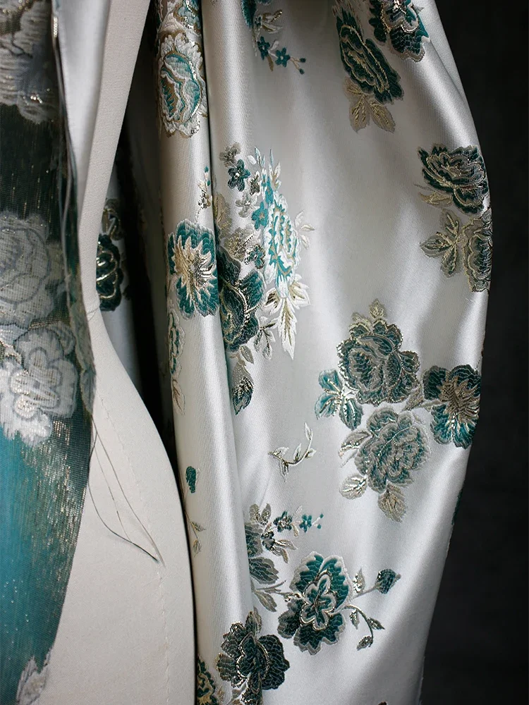 

Жаккардовая ткань, полиэстер, материал Fordiy, шитье в китайском стиле, платье Hanfu Cheongsam, сценические костюмы, дизайнерская ткань