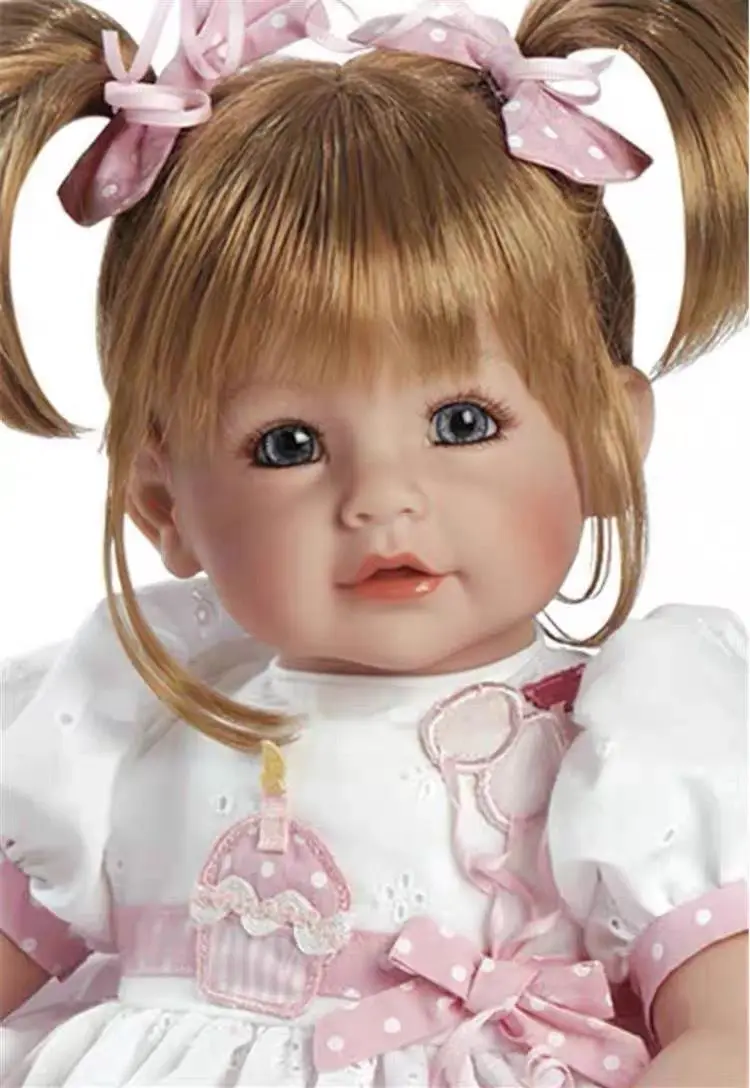 ตุ๊กตาเด็กเกิดใหม่ NPK ขนาด 20 นิ้ว ทำจากไวนิลนุ่ม เหมือนจริง ทารกหญิงเจ้าหญิง ผิวสัมผัสเหมือนจริง ศิลปะผิว 3 มิติ ตุ๊กตาเด็กวัยหัดเดินสำหรับเด็ก