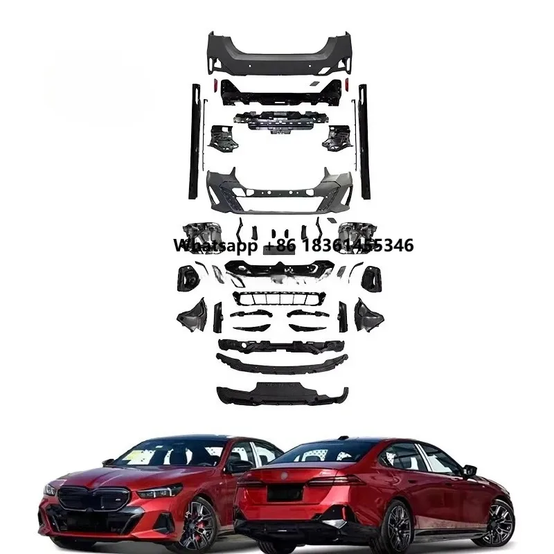 

For 5 Series G60 Upgr M-Tech Body Kits Front And Rear Bumper Side Skirts Auto Parts 2024-2025 G60 To MT Car Bumper