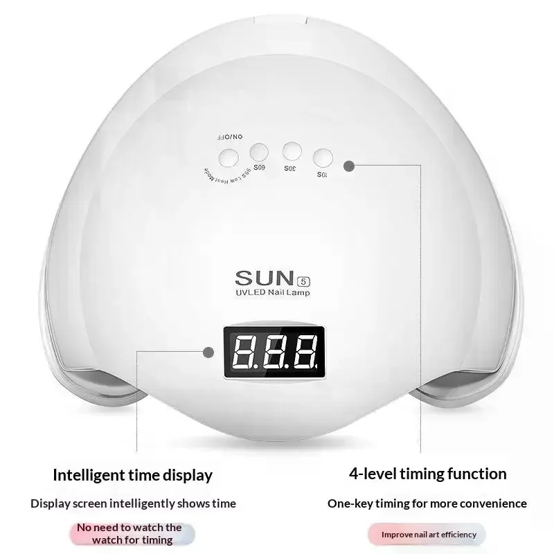 Nail Dryer Gel Nail Polish Curing LED UV Light With 4 Timers Automatic Sensor LCD Display Professional Nail Art Tools Accessorie