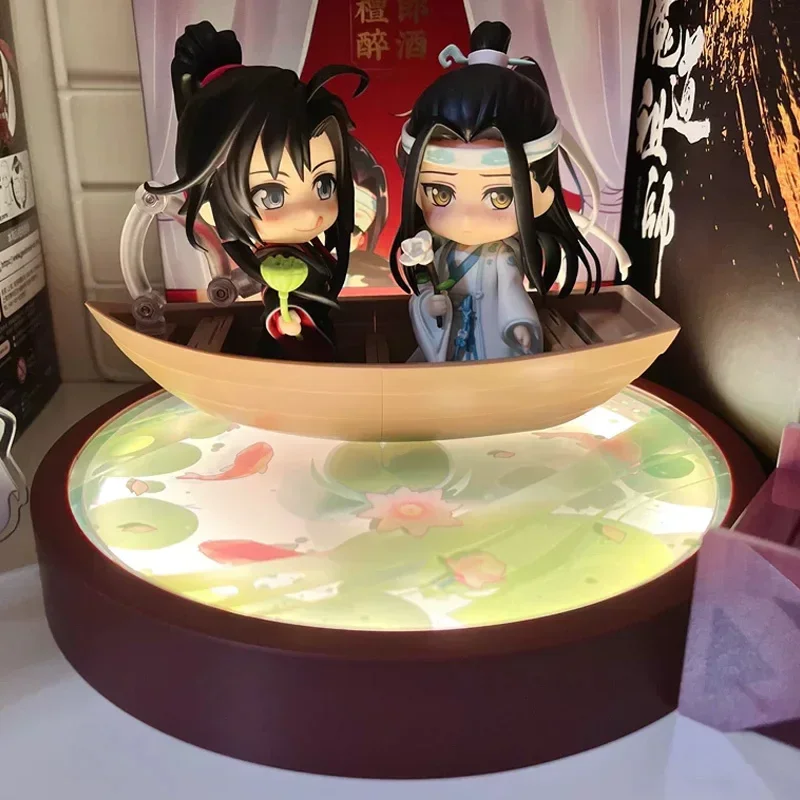 

Mo Dao Zu Shi Wei Wuxian Lan Wangji Anime Action Figurine Q-Version Decor Pendant Night Light Base Collectible Model Toy Gift