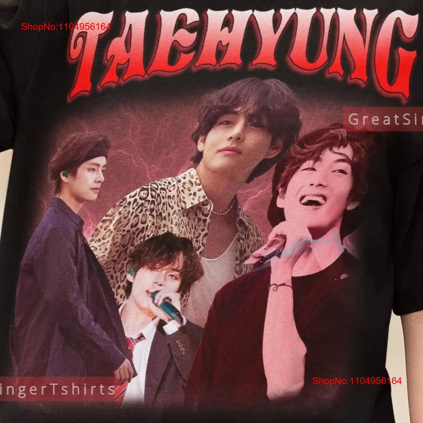 Taehyung Vintage T Shirt For Him and Her Best SweaT Idea Fan vintage Washed Casual Stylish Breathable designer clothes