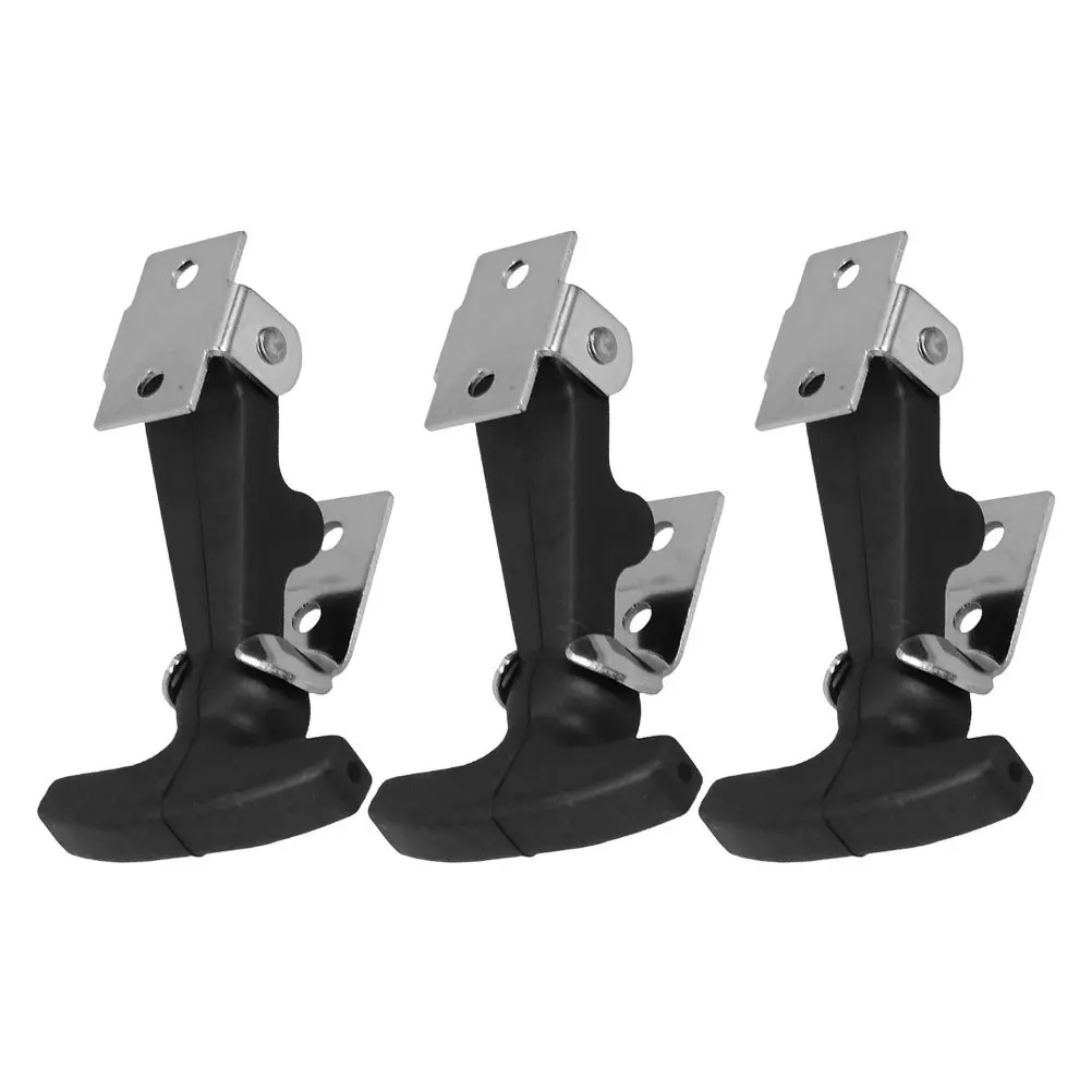 

3Pcs Shock Absorption Rubber Latch T Handle Hatch Latches Vehicle Hood Toolbox Lock Replacement Hasps Latch Replacement