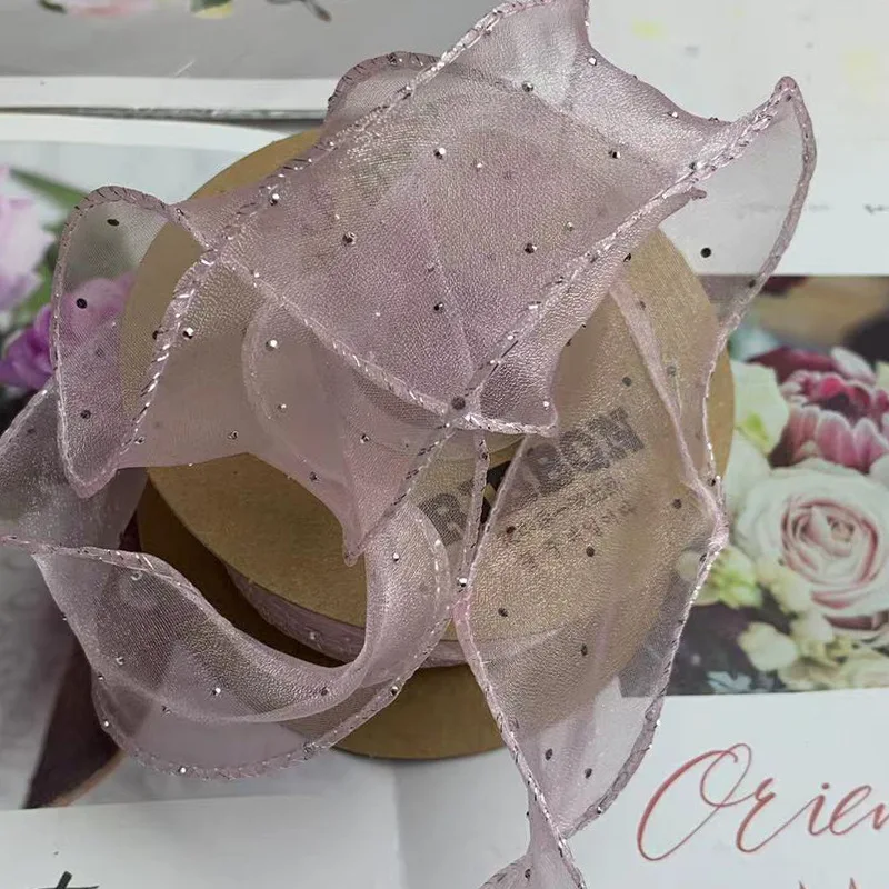 Bow Making Ribbon Shiny Fishtail Yarn Ribbon Diy Sewing Ribbon Colorful For Gift Packaging Party Decorations Clothing