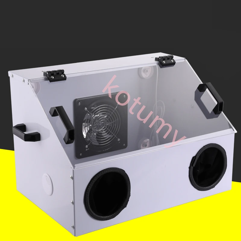 Acrylic Grinding Dust Box Portable Dust Box Metal Integrated Table Grinding  Engraving Polishing Machine Dust Proof Cover