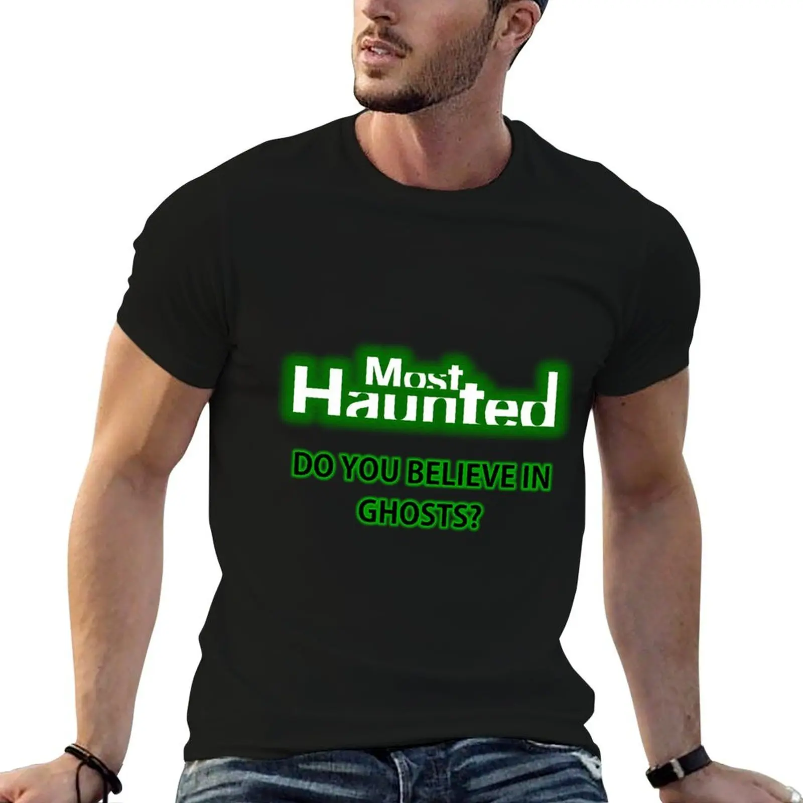 

tshirt designer luxury brand t t cotton shirt 100% 100% cotton man Most men Haunted shirt T-Shirt