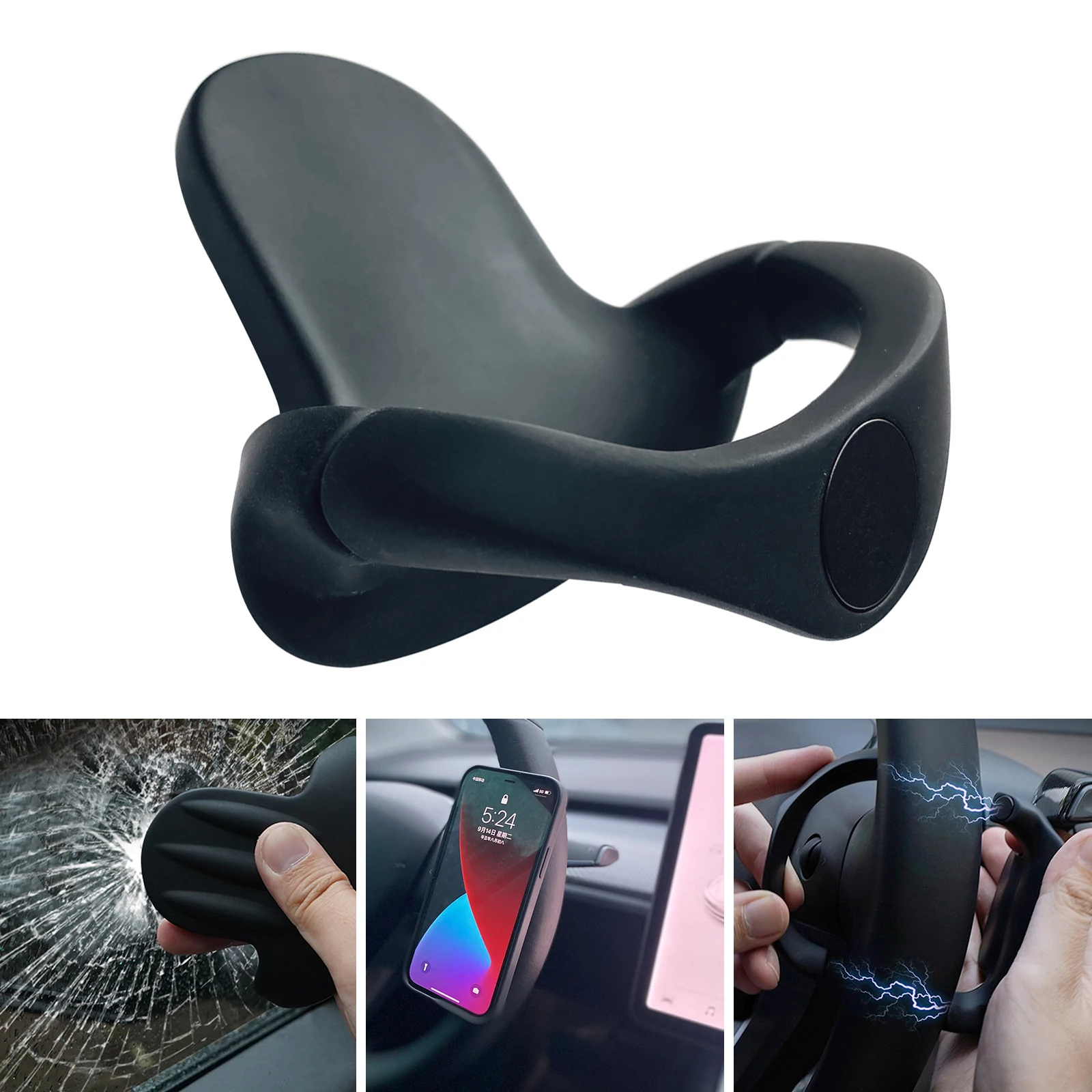 APpapa For Tesla Model 3 Y Driving Steering Wheel Holder FSD AP Must-have Automotive Interior Accessories 2016-2023.10