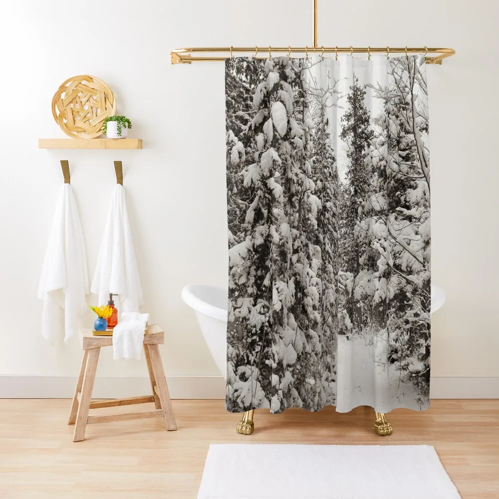 

Forest path in Winter Shower Curtain For Shower Modern Accessory Bathrooms For Bathroom Shower Bathroom Curtain