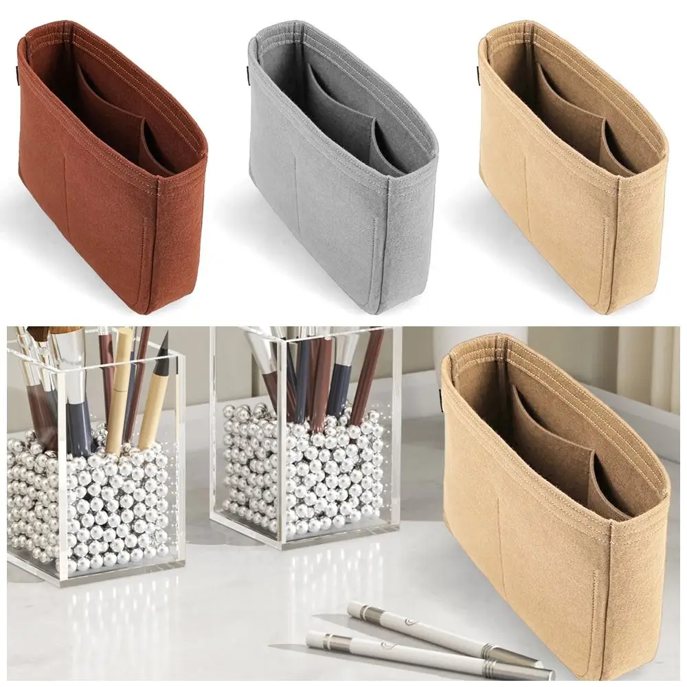 Felt Handbag Insert Bag Storage Organization Purse Liner Bag Support Portable Internal Bag for For Evelyne 16/29/33