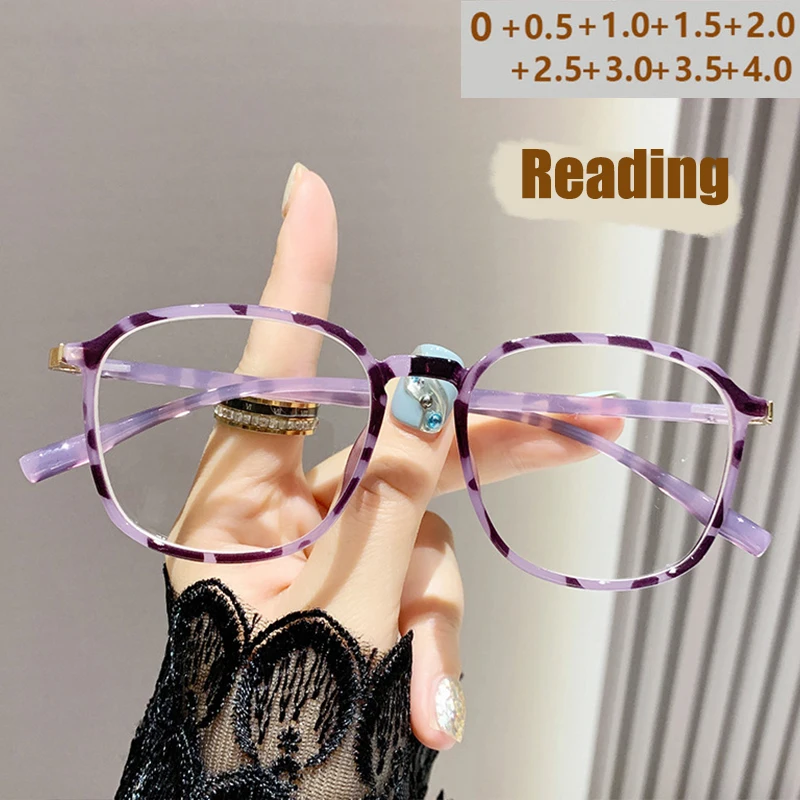 Bunte Anti-Blaulicht-Ultraleichte Presbyopie-Brille, modische Brille für ältere Menschen, Lesebrille 6030