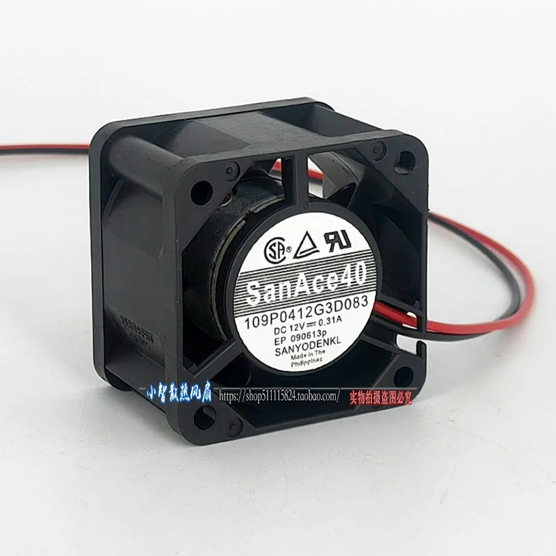 ORIGINAL 109P0412G3D083 12V 0.31A 4028 40*40*28mm KIPAS PENDINGIN RADIATOR BARU