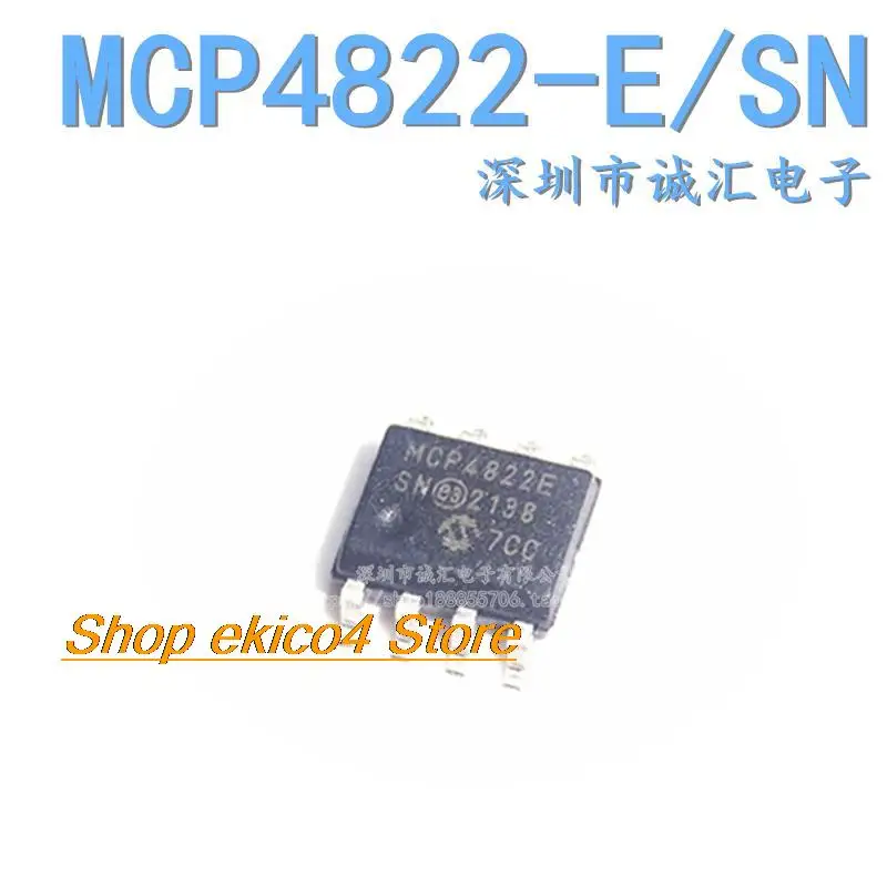 MCP4822E, MCP4822-E, SN, SOIC-8, Original