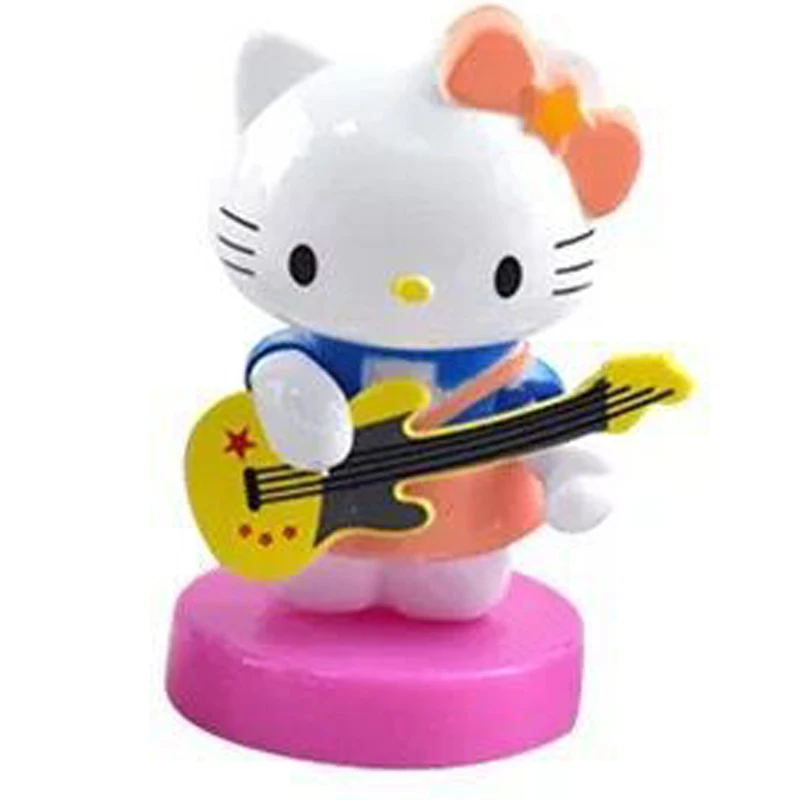 8Pcs Katie Cat Cute Trendy Decorative  Melody Pvc Model Doll Girl Heart Kids Toys Cake Decoration