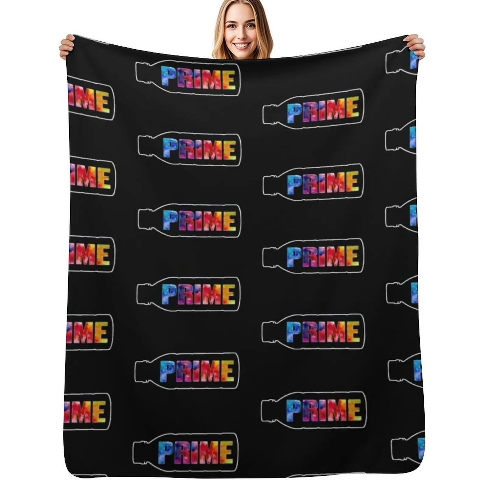 Prime hydration drink Throw Blanket Blankets For Bed Soft Luxury St Picnic Soft Plaid Blankets For Sofas Blankets