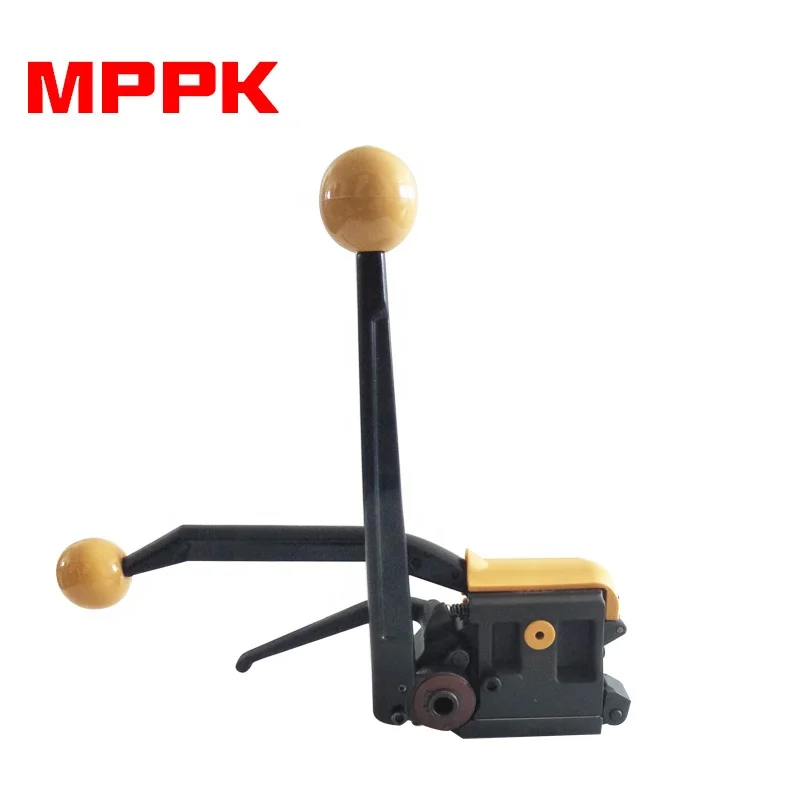 A333 Handheld Buckle-Free 16mm 19mm Steel Packing Bundling Machine Manual Sealless Steel Strapping Tool For 1/2