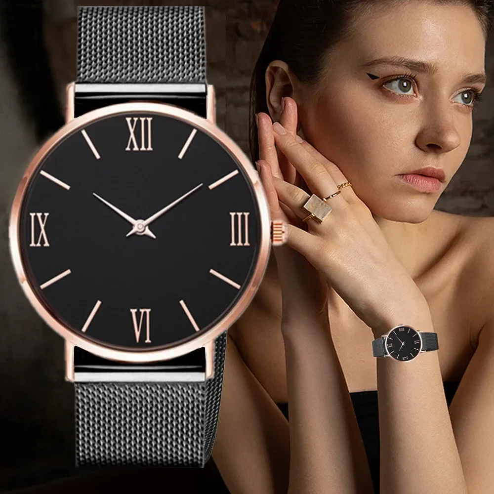 Relojes de cuarzo de lujo de marca superior para Mujer, relojes de pulsera analógicos a la moda para Mujer, Reloj informal sencillo para Mujer, Reloj de regalo para Mujer