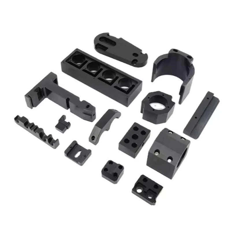 

Заводские пользовательские черные анодированные алюминиевые детали, услуги по обработке деталей промышленного оборудования