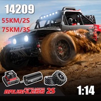 75km/h MJX Hyper Go 14209 1/14 scale 4WD Brushless High-Speed R/C off road trucks Remote Controlled Hobby cars Vehicle