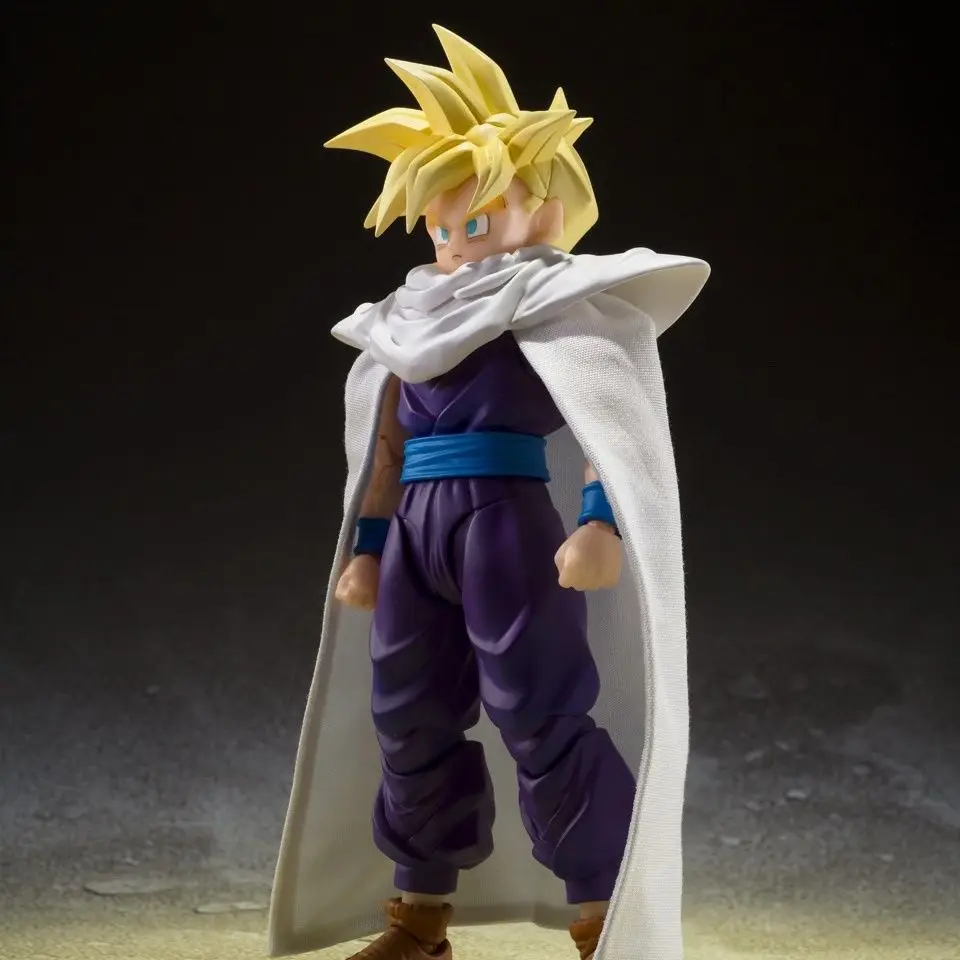 Original Dragon Ball S.H.Figuarts Son Gohan SHF Super Saiyan Gohan Action Figures Joint Movable Model Collect Toy Birthday Gifts