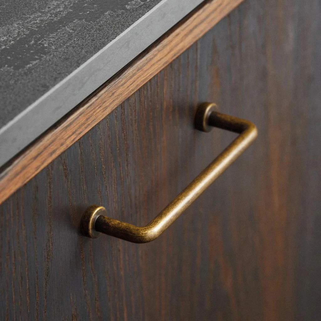 Vintage Furniture Hardware Pulls - Poignées de meubles en laiton antique,