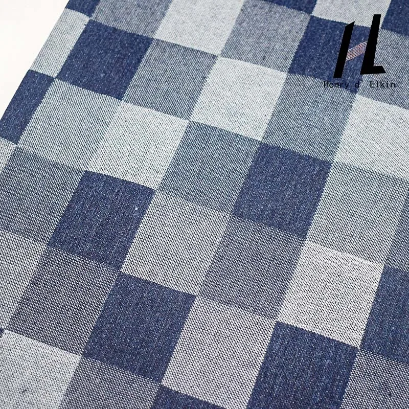 Модная винтажная джинсовая ткань в стиле пэчворк, жаккардовая джинсовая ткань для шитья брюк, юбки, куртки, чемодан, материал «сделай сам», оптовая продажа