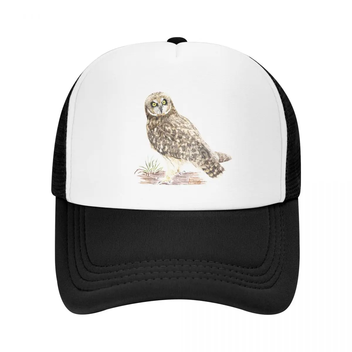 

Pueo, Hawaiian Owl Baseball Cap Hat Luxury Brand sun caps Sun Cap Male Women's