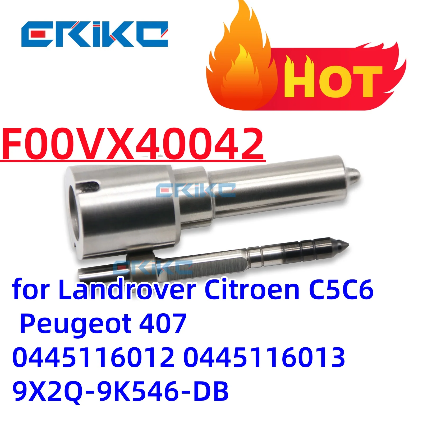 F00VX40042 0445116012 0445116013 9X2Q-9K546-DB PIEZO NOZZLE TIP FOOVX40042 FOR  INJECTOR Landrover Citroen C5C6 Peugeot 407