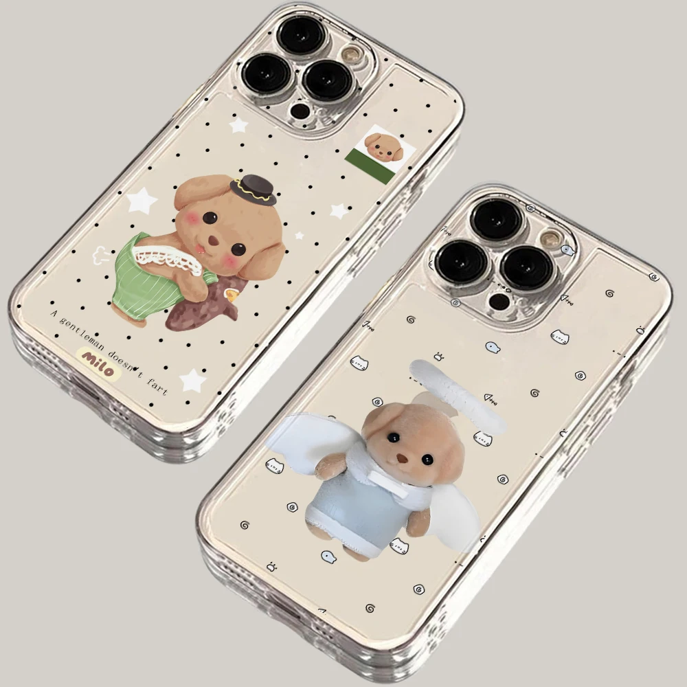 Cute Sylvanians Family Phone Case for Samsung Galaxy A73 A72 A71 A55 A54 A53 A52 A51 A50 A33 A32 A23 A13 4G 5G Clear Soft Cover